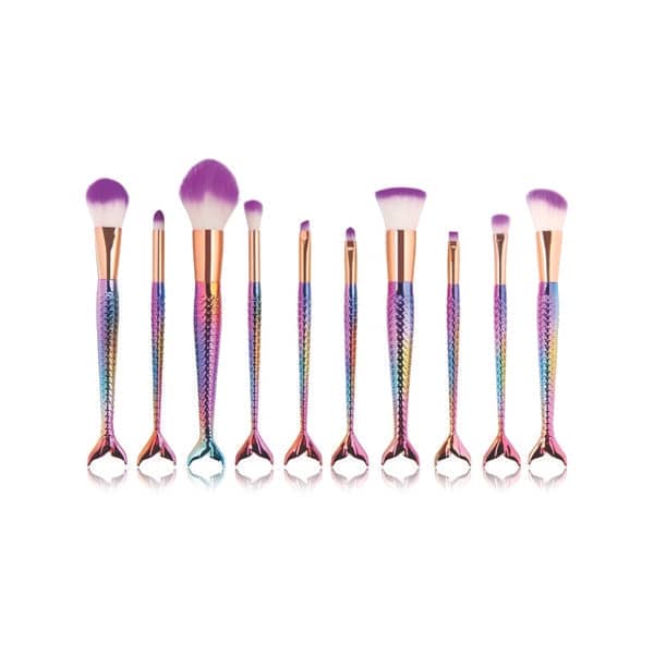 6 Kits Pincel Maquiagem Sereia Personalizado