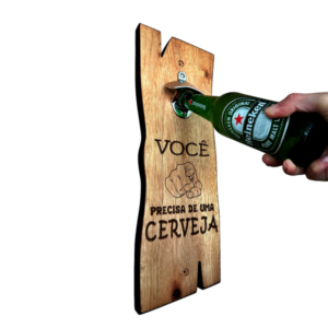 Abridor de garrafa de parede