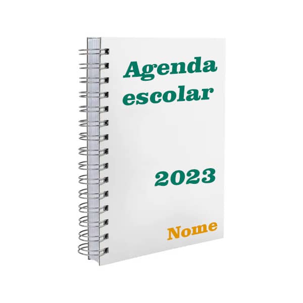 Agenda Escolar Wire-o Personalizada