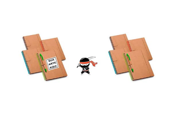 Caderno ecológico promocional