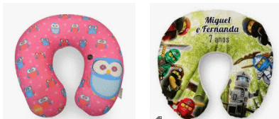 Almofada de Pescoço Infantil Personalizada