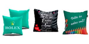 Almofada personalizada para brinde