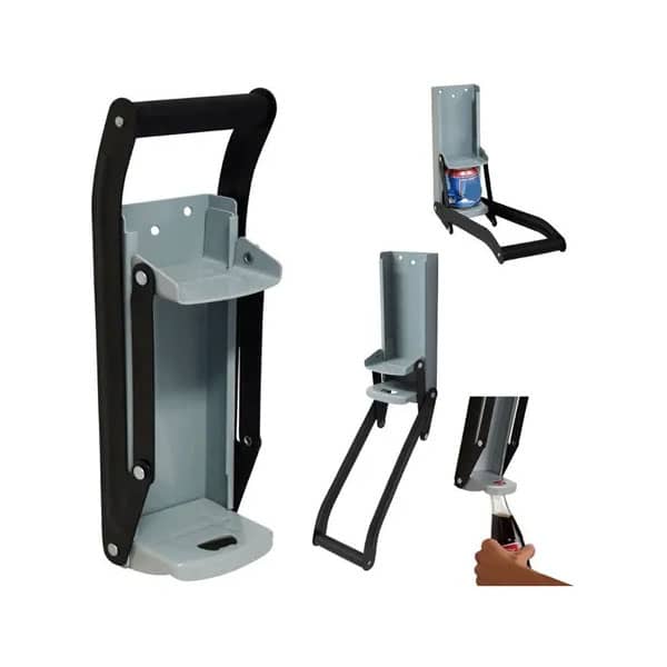 Amassador de Latinhas E Abridor de Garrafas Brindes