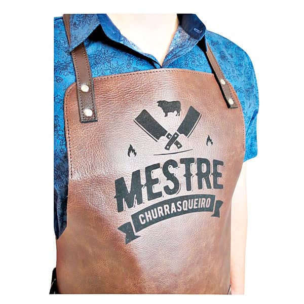 Avental de Cozinheiro em Couro Personalizado