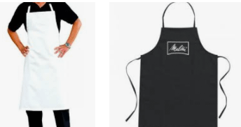 Avental personalizado confeitaria