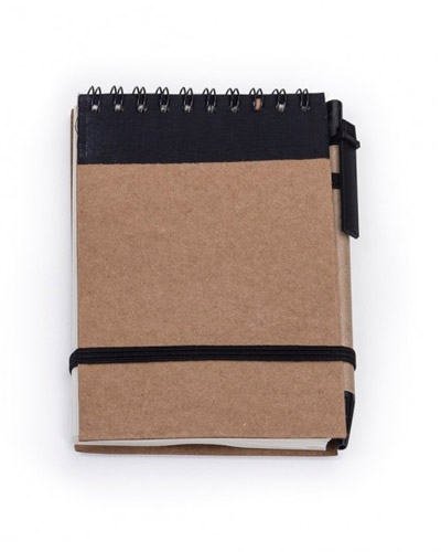 Bloco com caneta ecológica para brinde