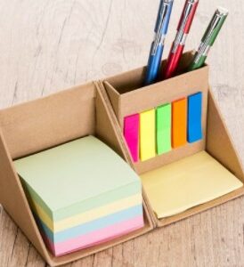 Bloco de anotações personalizado cubo