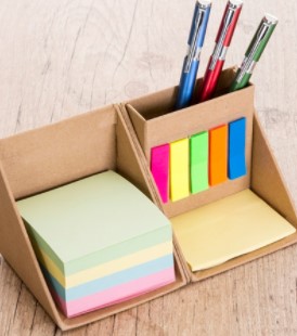 Bloco de anotações personalizado cubo