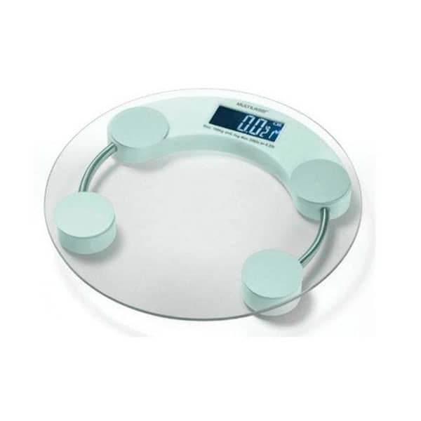 Balança Digital Redonda de Vidro Personalizada