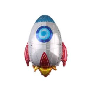 Balão Personalizado Metalizado Foguete