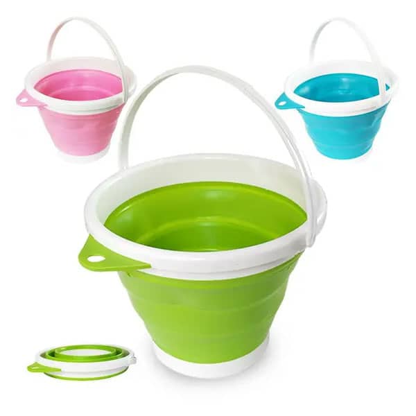Balde Retratil Dobravel Flexivel 10 Litros Silicone Atacado