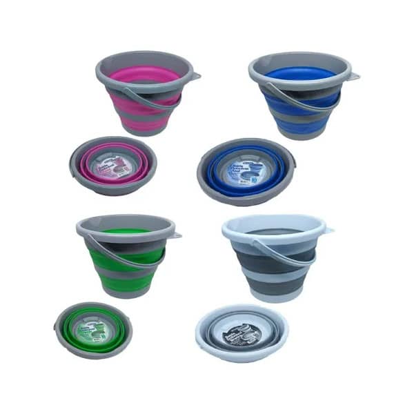 Balde Retratil Dobravel Flexivel 10 Litros Silicone Atacado
