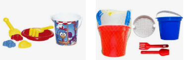 Balde de Praia Infantil Personalizado