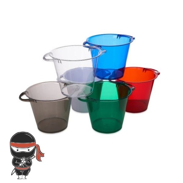 Balde de gelo acrílico personalizado