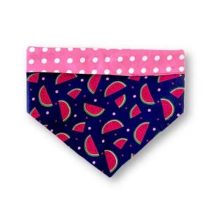 Bandana Dupla Face Melancia Rosa