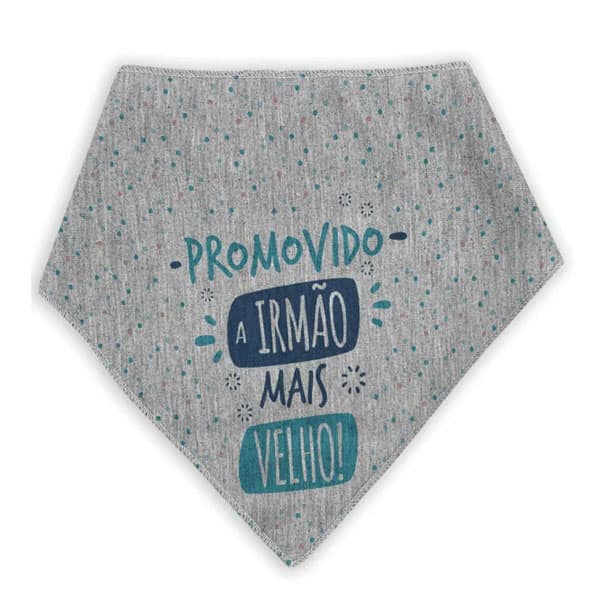 Bandana Para Cães e Gatos Promovido a Irmão Mais Velho