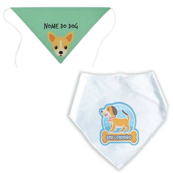 Bandana Pet com Logotipo em Silk ou Sublimação