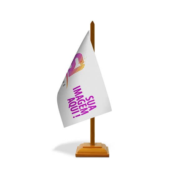 Bandeira de Mesa em Poliêster Personalizada