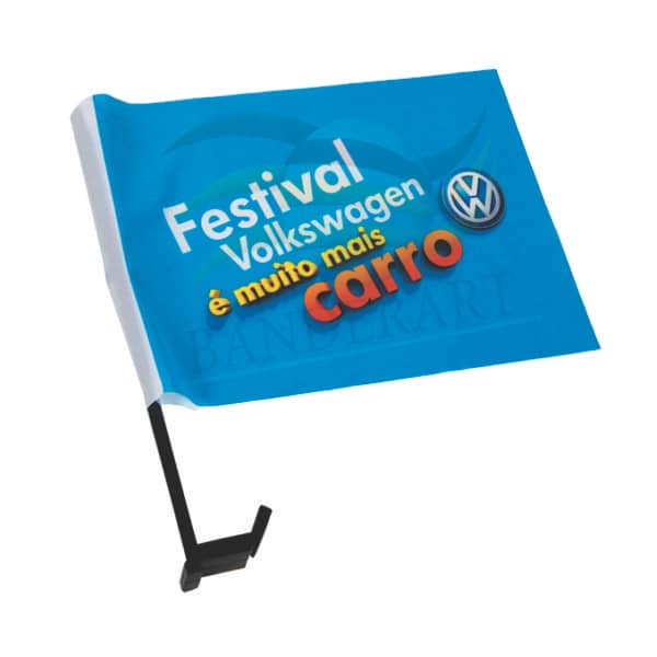 Bandeira para Carro sua Logo Personalizada
