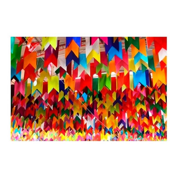 Bandeirinha Festa Junina De Plástico Kit 200 Metros