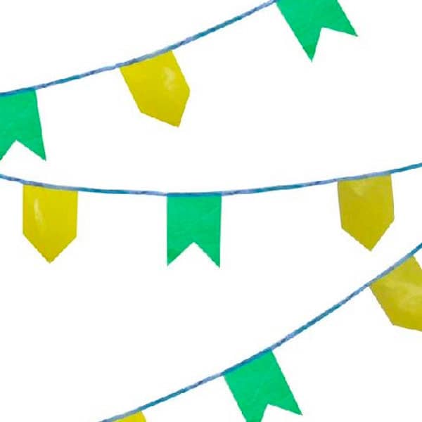 Bandeirinha Plástico Decoração Brasil Copa Mundo