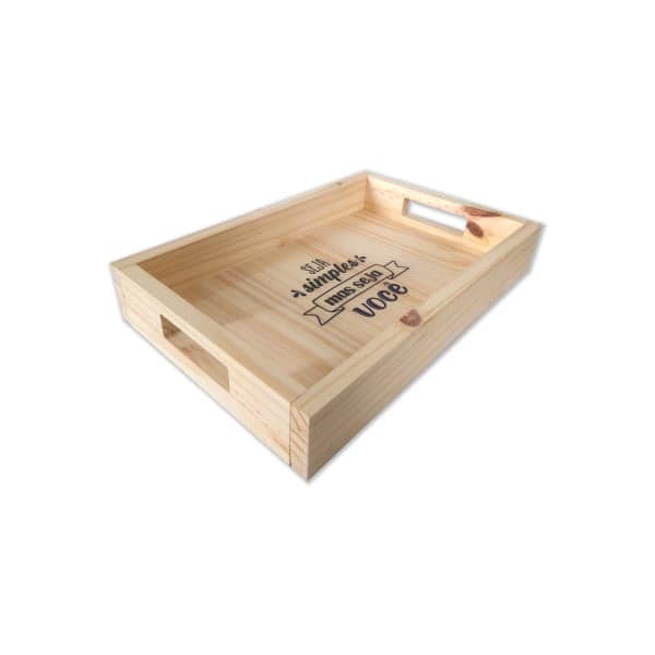 Bandeja de Cozinha Madeira Personalizada