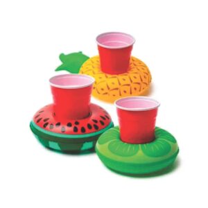 Boia inflável porta copos personalizada