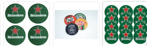 Bolacha de Bar Personalizada