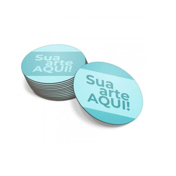 Bolacha de chopp papelão personalizada