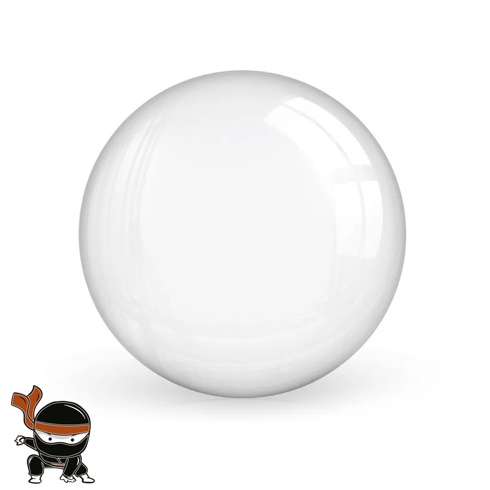 Bolas de vinil transparente