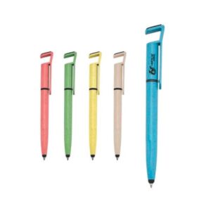 Brinde Caneta Fibra de Bambu Touch Personalizada