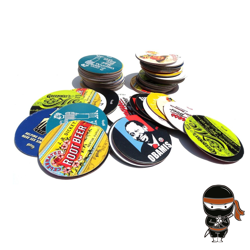 Bolacha porta copo personalizado