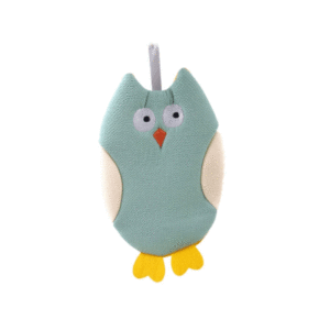 Bucha Luva para Banho Coruja Personalizada