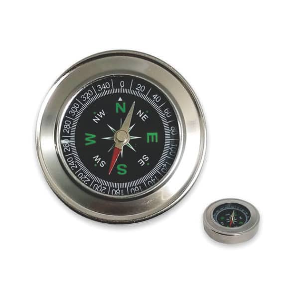 Bussola de Bolso Com Corpo em Aço Inox