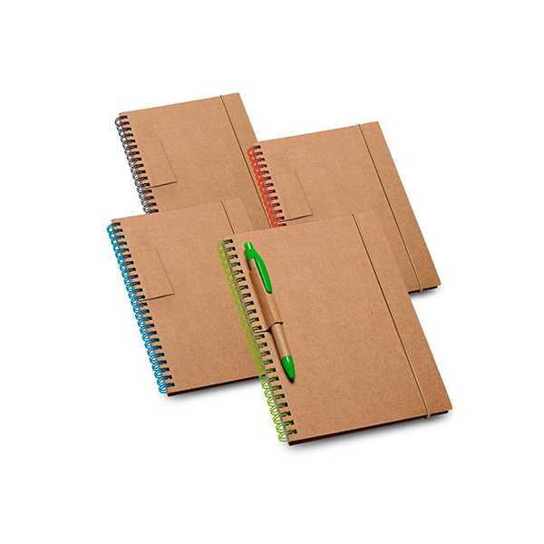 Caderno ecológico promocional