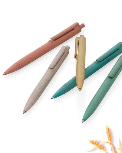 Caneta esferográfica biodegradável personalizada