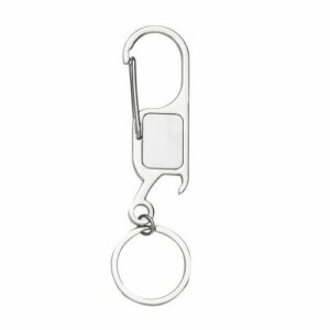 Chaveiro de metal resinado promocional