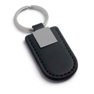 Chaveiros de metal e couro personalizados