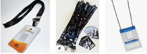 Crachás em pvc personalizado