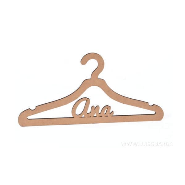 Cabide Feminino Personalizado 40×16 MDF Madeira
