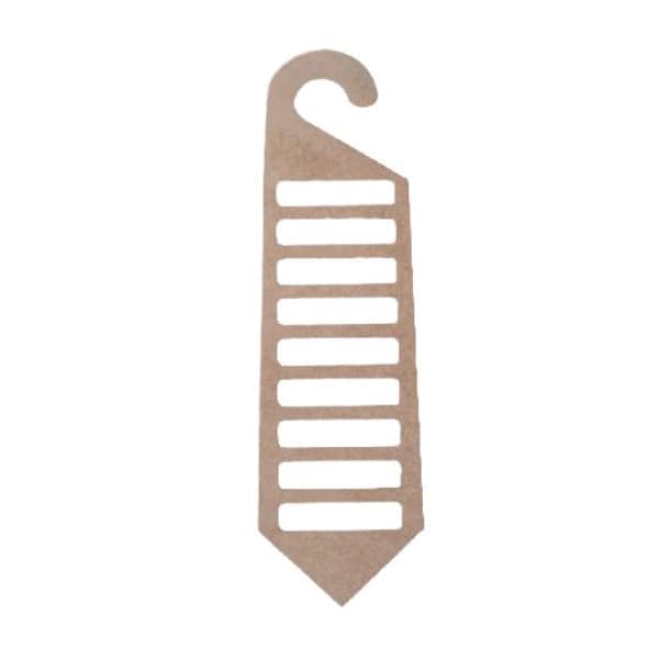 Cabide Porta Gravata para 7 unidades Madeira