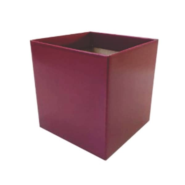 Cachepo Cartonado Quadrado Personalizado