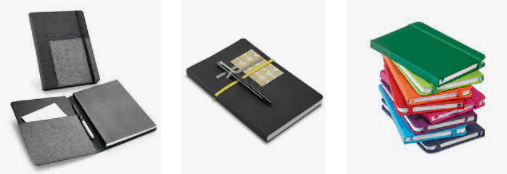 Caderno de Anotações Sem Pauta para Brindes