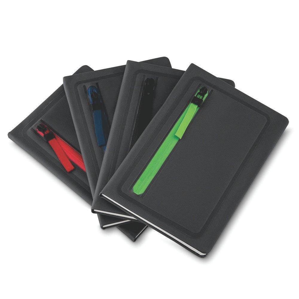 Cadernos de Anotações com Porta Objetos na Capa Personalizados para Brindes