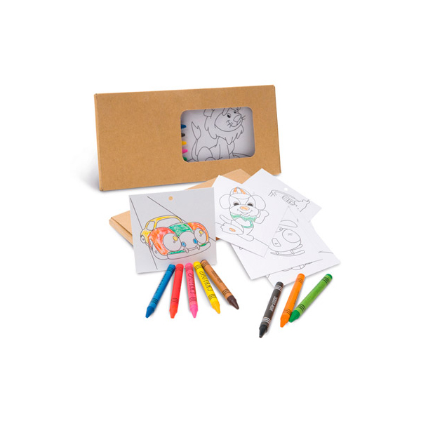 Caixa de Giz de Cera Personalizada