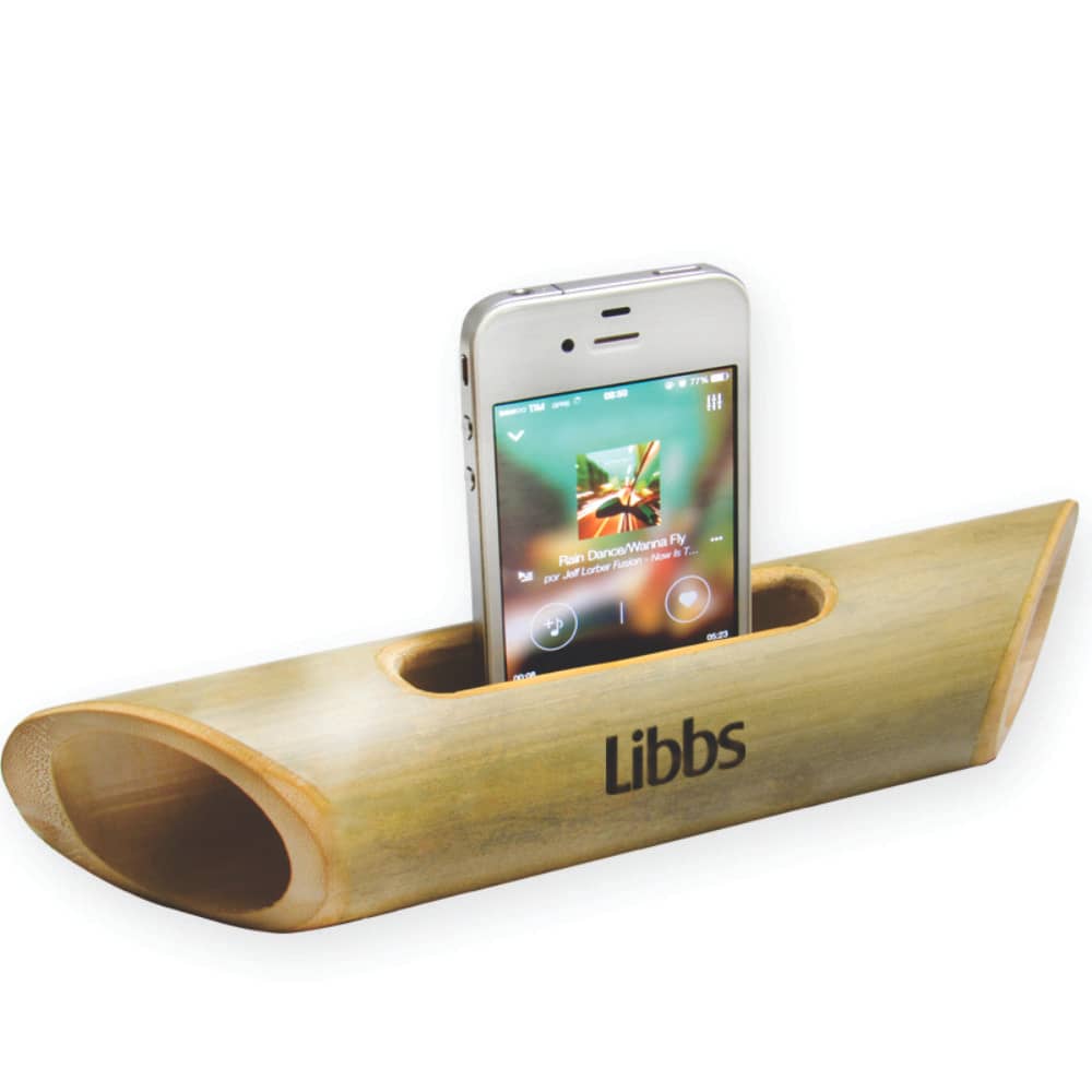 Caixa de Som de Bambu