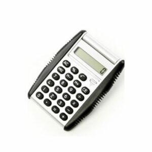 Calculadora com detalhes em Borracha