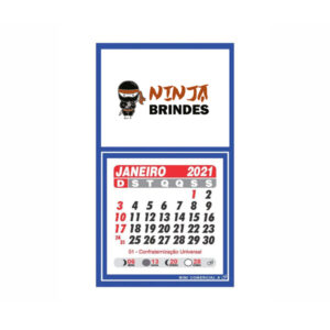 Calendário Imã de Geladeira Personalizado