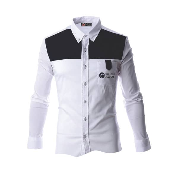 Camisa Social Bordada Personalizada