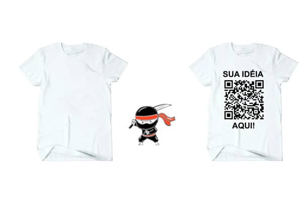 Camiseta QR Code Personalizada